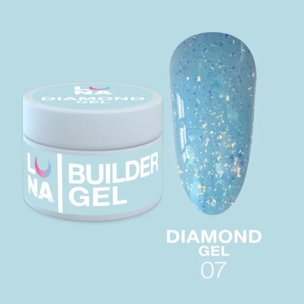 LUNA MOON - Гель для нарощування Diamond Gel 15 ml №7