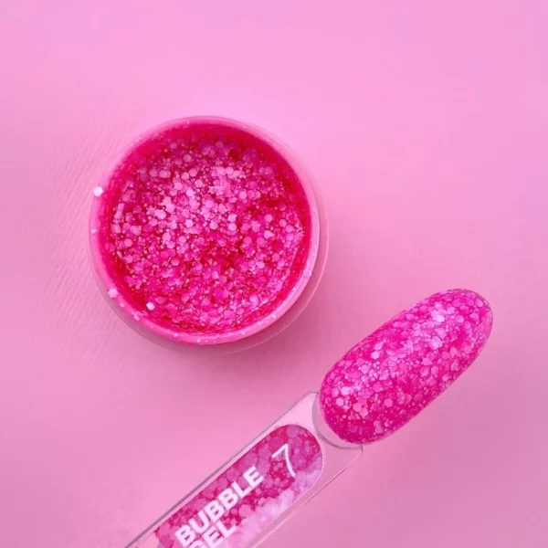 LUNA MOON - Блискітки для нігтів Bubble Gel №7 5ml - Image 2
