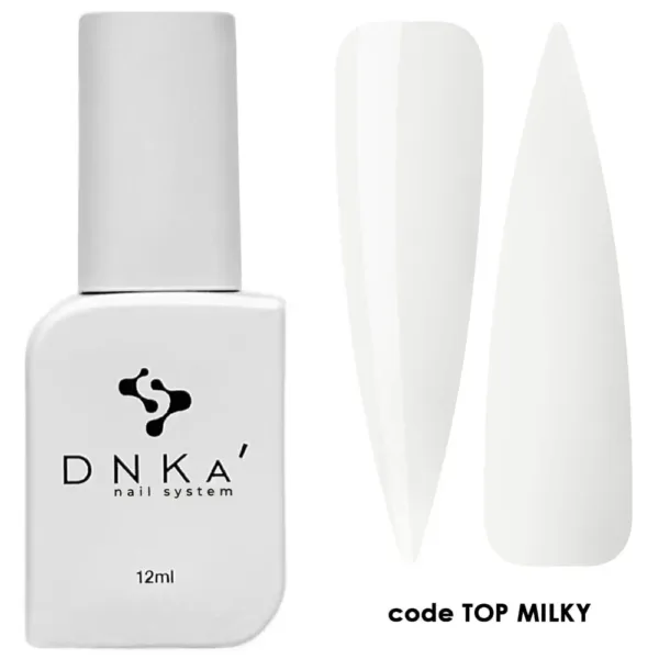 DNKA - Топ для нігтів Milky, 12 мл
