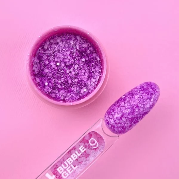 LUNA MOON - Блискітки для нігтів Bubble Gel №9 5ml - Image 2