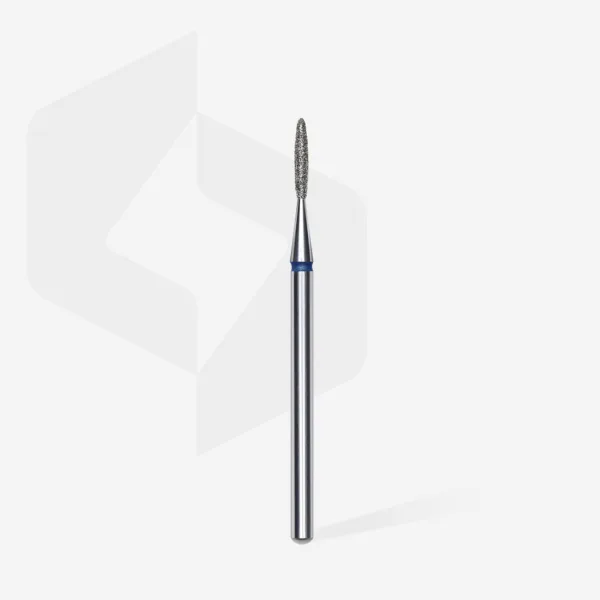 Staleks - Diamond nail drill bit flame blue EXPERT head diameter 1,4 mm / working part 8 mm FA10B014/8 BLUE - Image 2