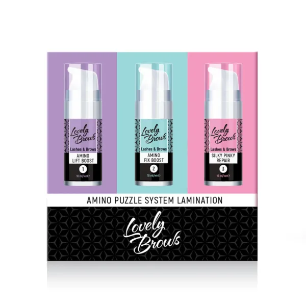 LOVELY BROWS - Система для ламінування брів та вій “Amino Puzzle System Lamination” - Image 2