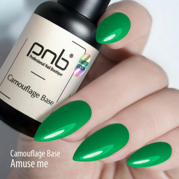PNB - Camouflage base PNB, Amuse me, green, 8 ml - Image 2