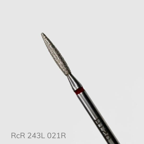 Nozzle diamond RichColor Flame sharp 243L 021R (red)