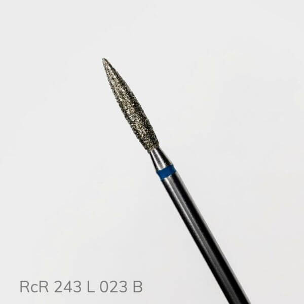 Nozzle diamond RichColor Flame sharp 243L 023B (blue)