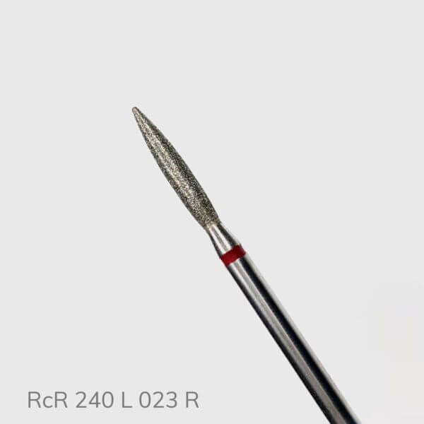 Nozzle diamond RichColor Flame sharp 243L 023R (red)