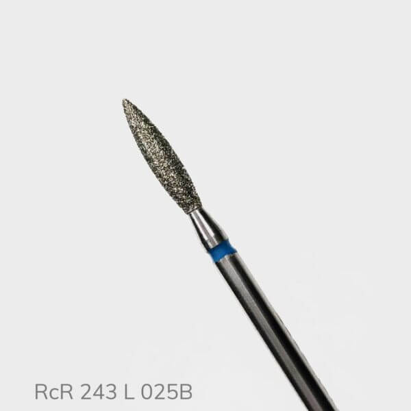 Nozzle diamond RichColor Flame sharp 243L 025B (blue)