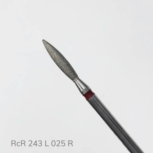 Nozzle diamond RichColor Flame sharp 243L 025R (red)