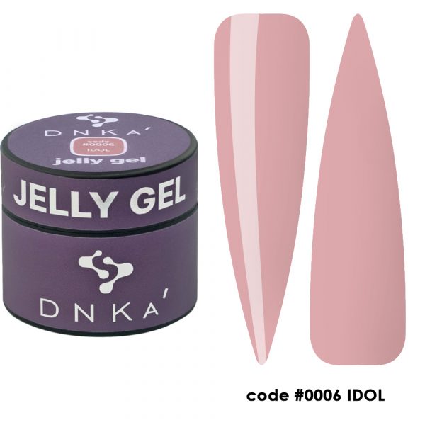 DNKa - Гель для нігтів Gelly Gel 0006 Idol, 15 мл