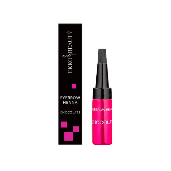 Ekko Beauty - Henna for eyebrows  (Chocolate) - חינה לגבות צבע שוקולד