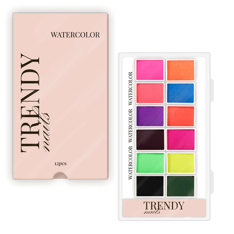 TRENDY - Watercolor neon
