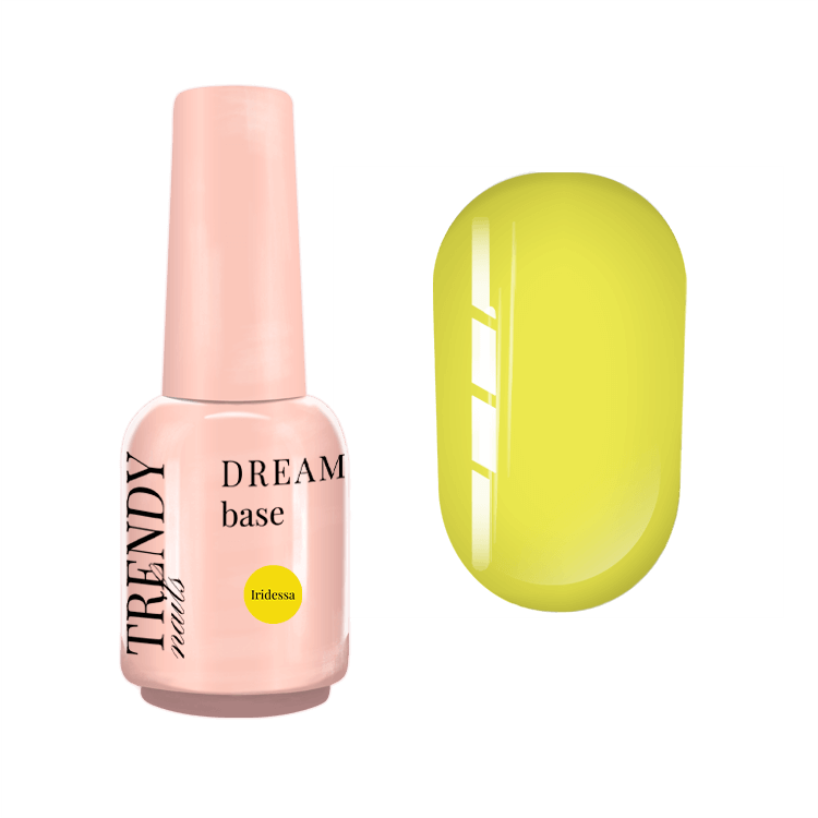 TRENDY - Dream Base Neon - Iridessa 15 ml - בייס דרים ניאון צהוב 15 מל