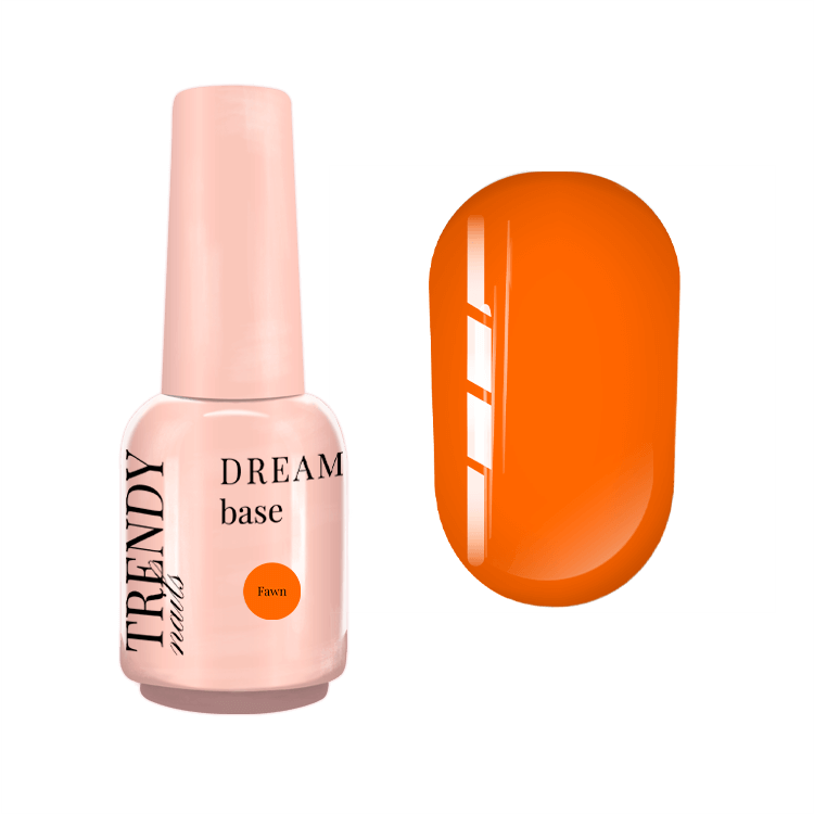 TRENDY - Dream Base Neon - Fawn 15 ml - בייס דרים ניאון כתום 15 מל