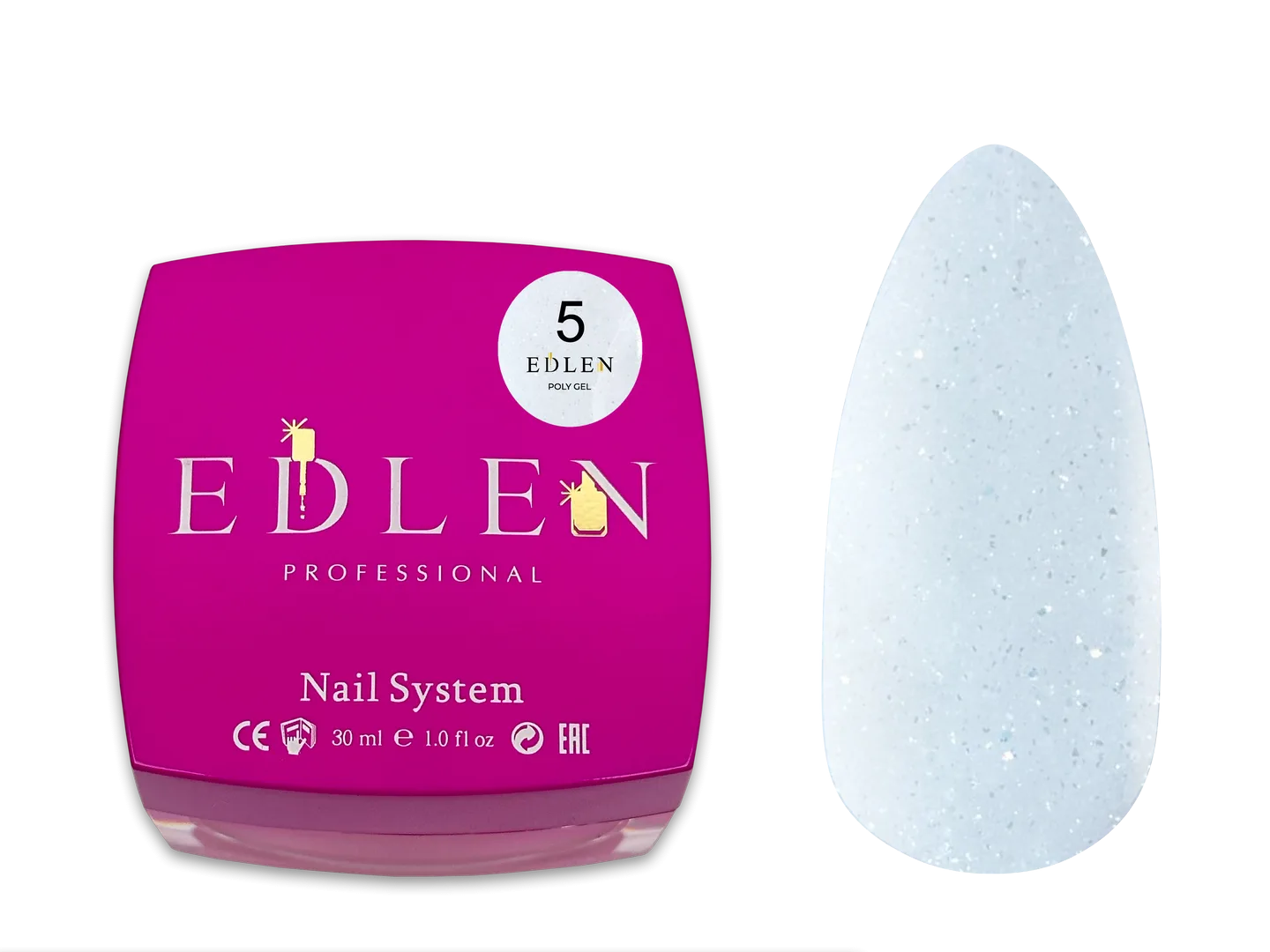 Полігель Poly gel Edlen 30 ml. №05