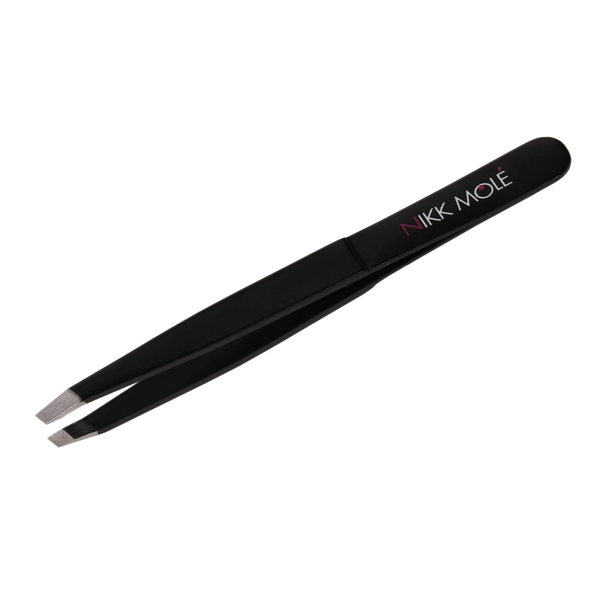 Nikk Mole - Classic eyebrow tweezers (black) - פינצטה קלאסית לגבות (שחור)