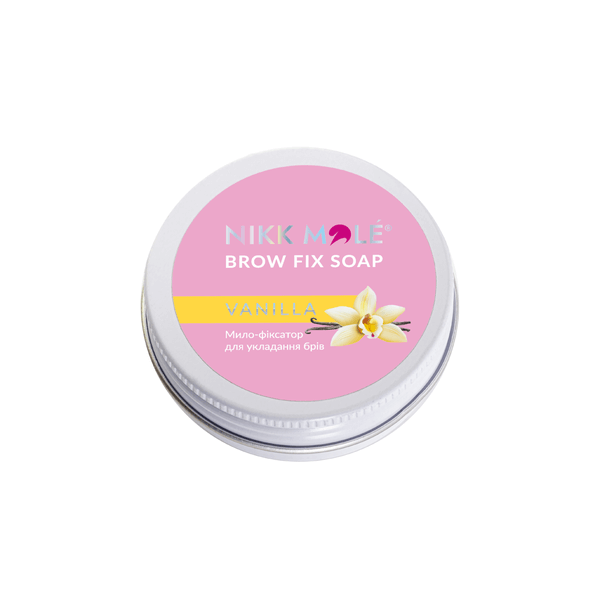Nikk Mole - eyebrow fixative (Vanilla), 30 ml - סבון לעיצוב גבות 30 גרם וניל