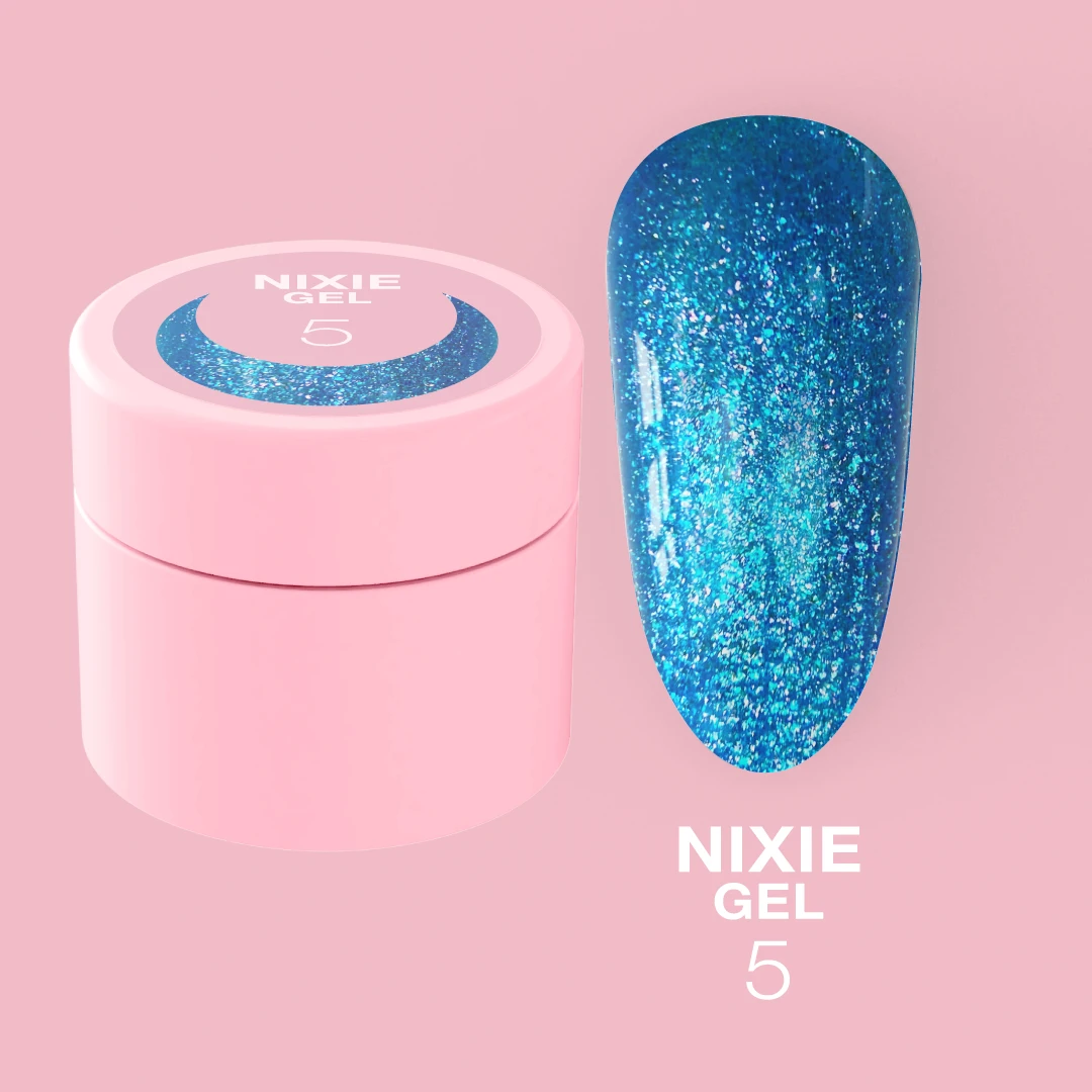 LUNA MOON - Гель блискітки LUNA Nixie Gel №05, 5 мл