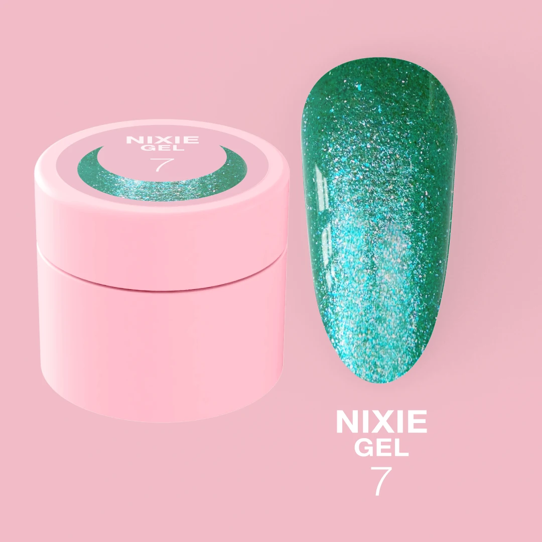 LUNA MOON - Гель блискітки LUNA Nixie Gel №07, 5 мл