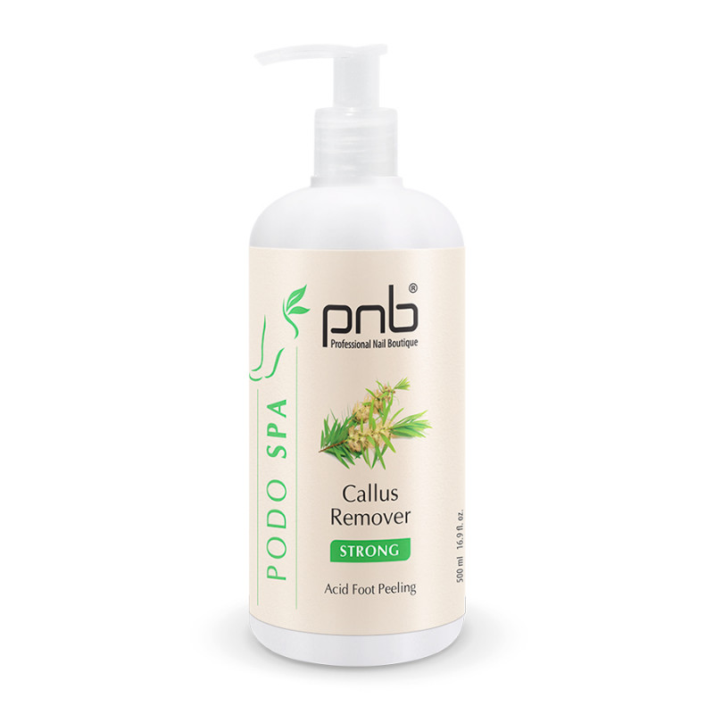 PNB - Callus Remover 500 ml / Acid peeling for pedicure, updated formula - מסיר יבלות 500 מ"ל / פילינג חומצה לפדיקור, פורמולה מעודכנת