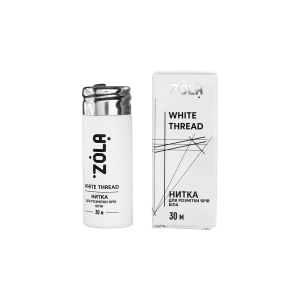 ZOLA - Thread for marking 30 m white - חוט לסימון גבות 30 מ' צבע לבן