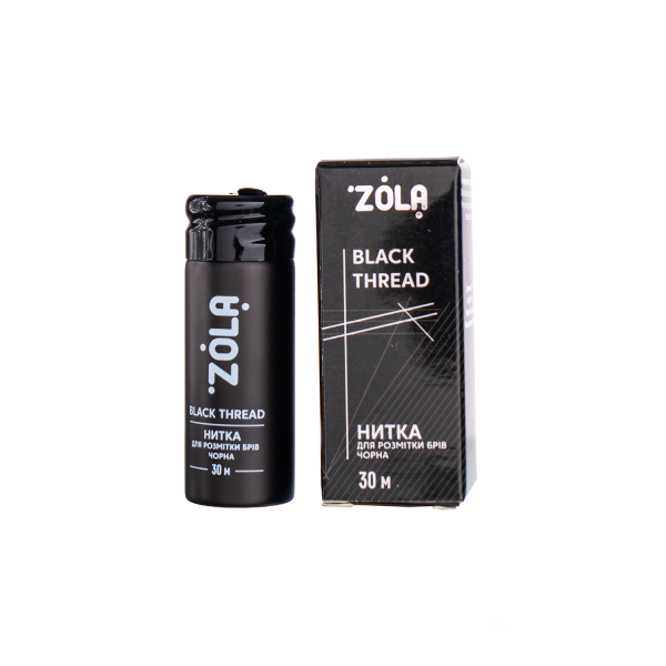 ZOLA - Thread for marking 30 m black - חוט לסימון גבות 30 מ' צבע שחור
