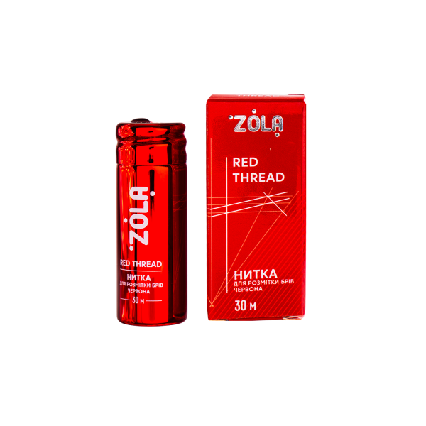 ZOLA - Thread for marking 30 m red - חוט לסימון גבות 30 מ' צבע אדום
