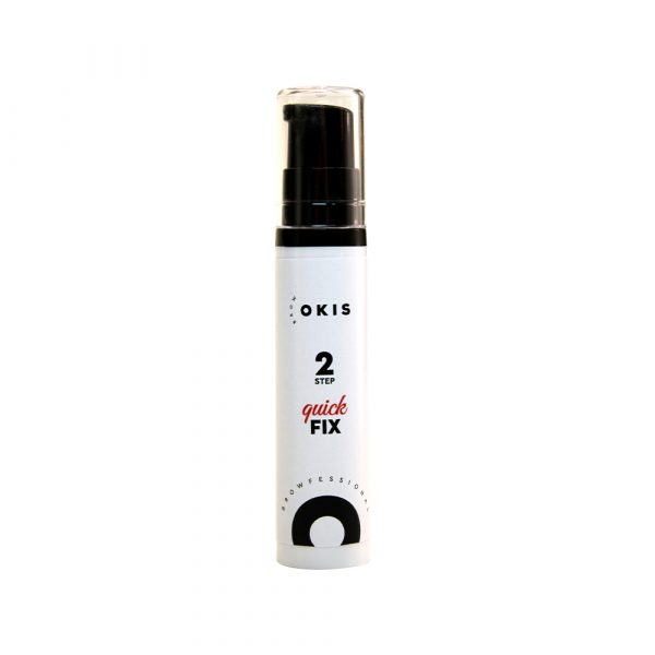 OKIS BROW - Composition for lamination of eyebrows and eyelashes 2 Fix Quick  LAMI in vacuum jars 10 ml - הרכב ללמינציה של גבות וריסים שלב 2 Fix Quick LAMI בצנצנות ואקום 10 מ"ל