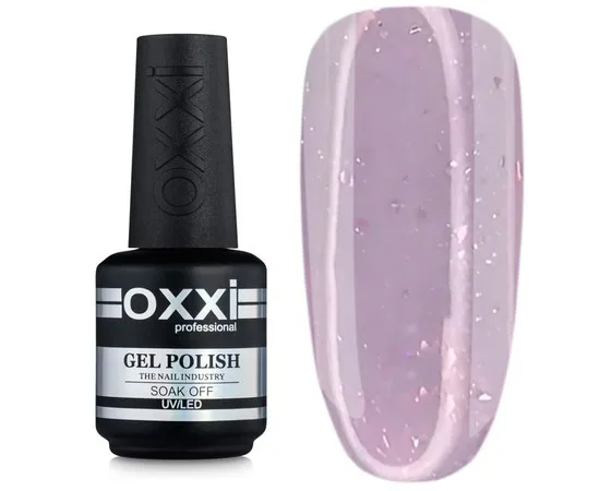 Камуфлююча база Lovely Base Oxxi Professional 3, рожево-молочний з рожевою поталлю та шимером, 15мл