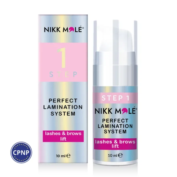 NIKK MOLE - Perfect lamination STEP #1 (Lashes & brows lift) - למינציה מושלמת שלב מס' 1 (הרמת ריסים וגבות)
