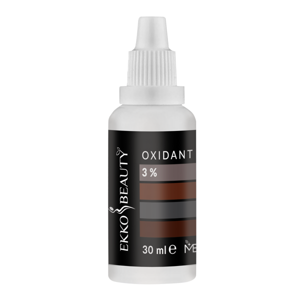 Ekko Beauty - Oxidizing emulsion 3%, 30ml - תחליב מחמצן 3%, 30 מ"ל