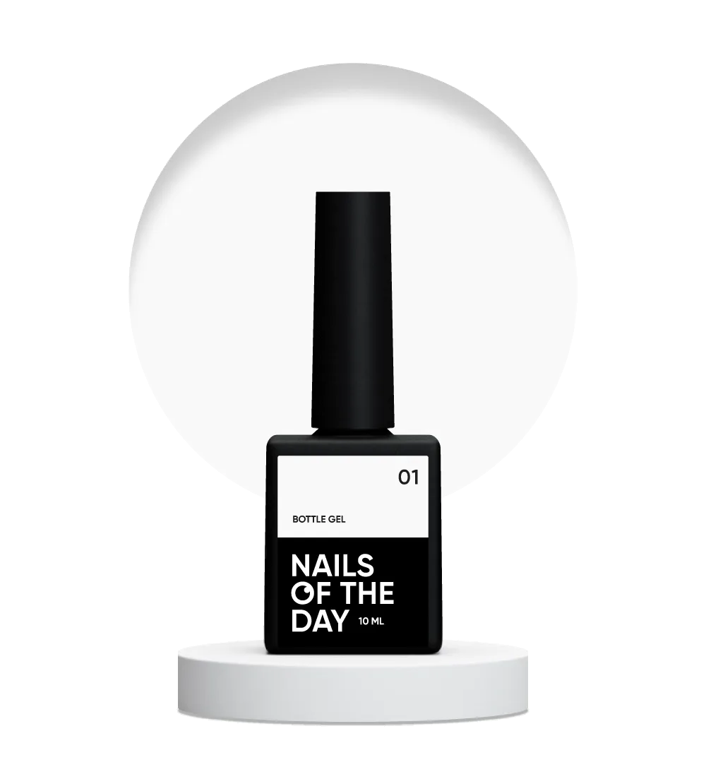 NAILSOFTHEDAY - Bottle gel 01 надміцний гель, 10 мл