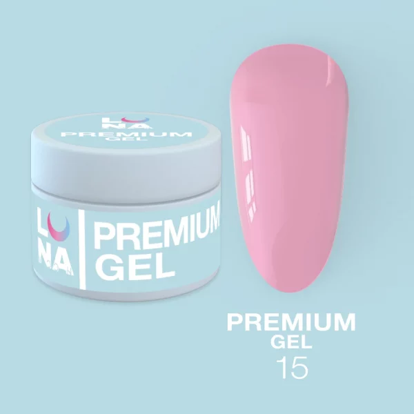 LUNA MOON - Гель для нарощування Premium Gel №15 50 мл