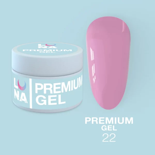 LUNA MOON - Гель для нарощування Premium Gel №22 50 мл