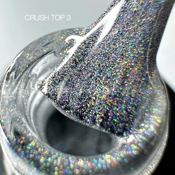 SAGA - Топ для гель-лаку без липкого шару Top Crush №03, 9 мл - Image 2