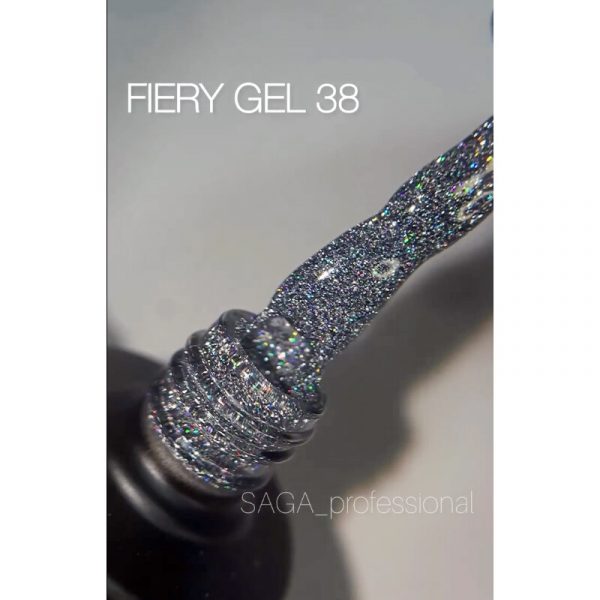 Saga - Гель-лак світловідбивний Fiery Gel, 9 мл №38 - Image 2