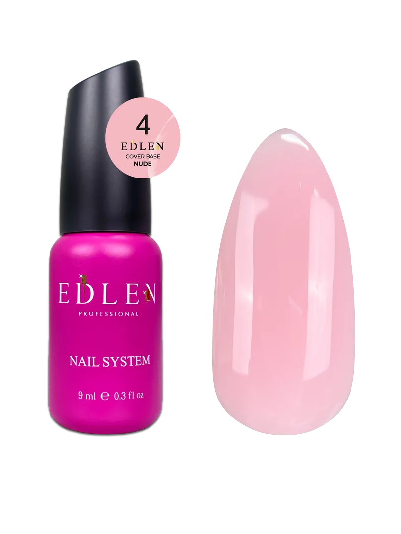 Камуфлююча база Cover base Nude Edlen 9 ml. №04