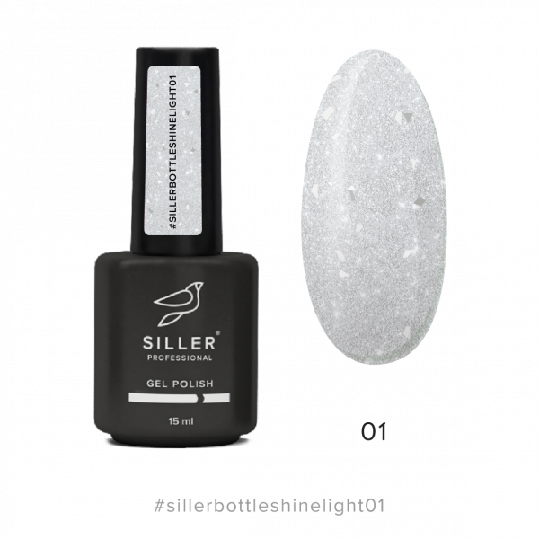 Siller - гель bottle shine light Gel 01, 15 мл