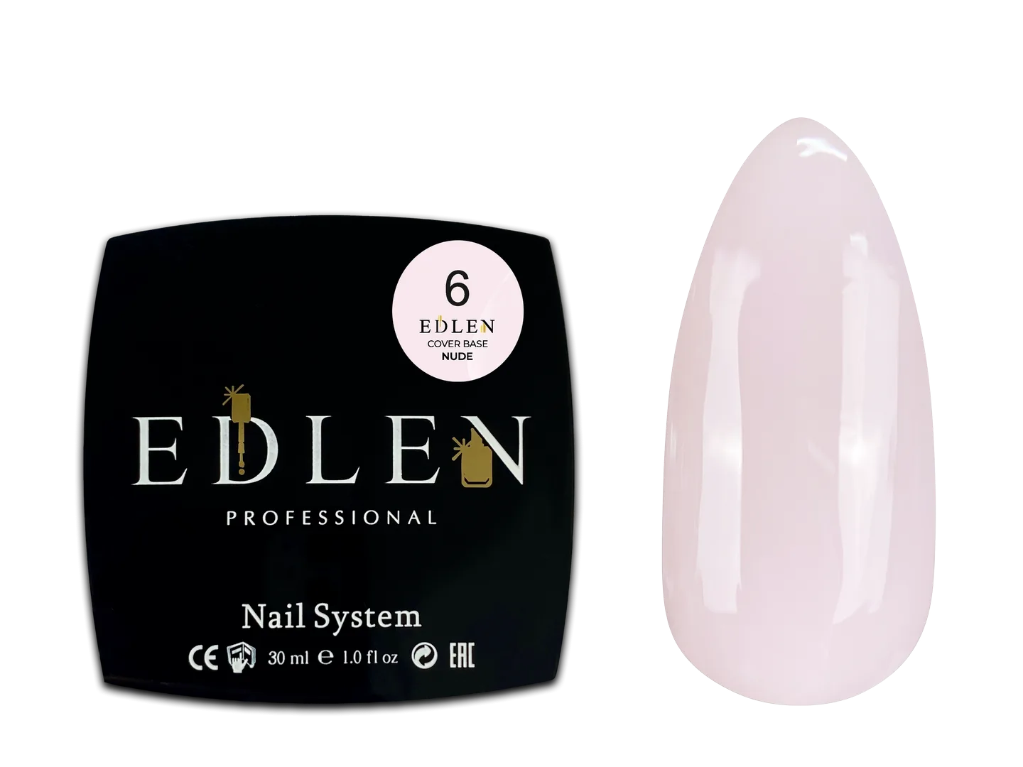 Камуфлююча база Cover base Nude Edlen 30 ml. №06