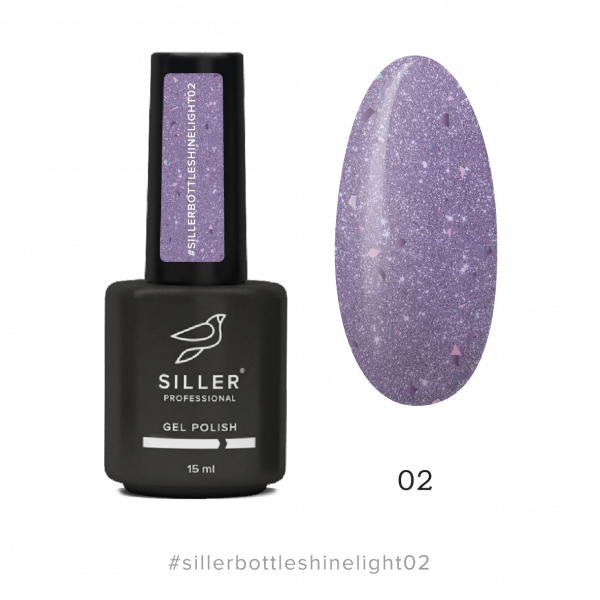 Siller - гель bottle shine light Gel 02, 15 мл