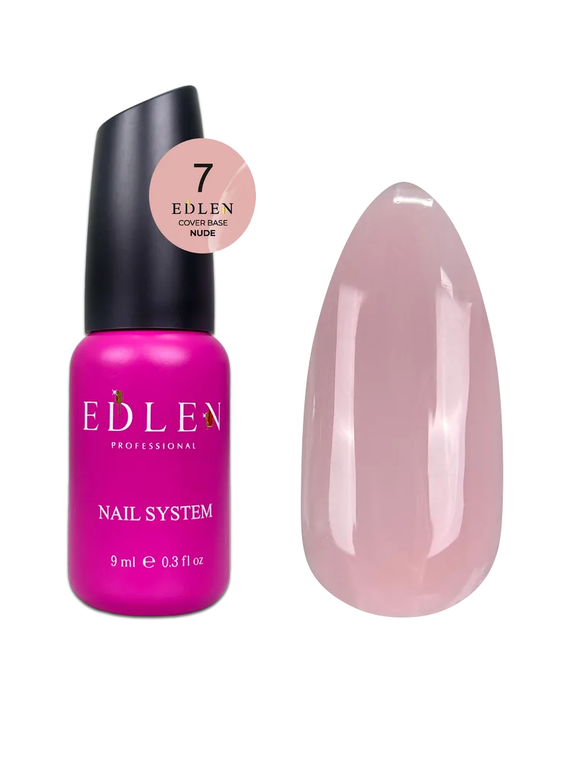 Камуфлююча база Cover base Nude Edlen 9 ml. №07