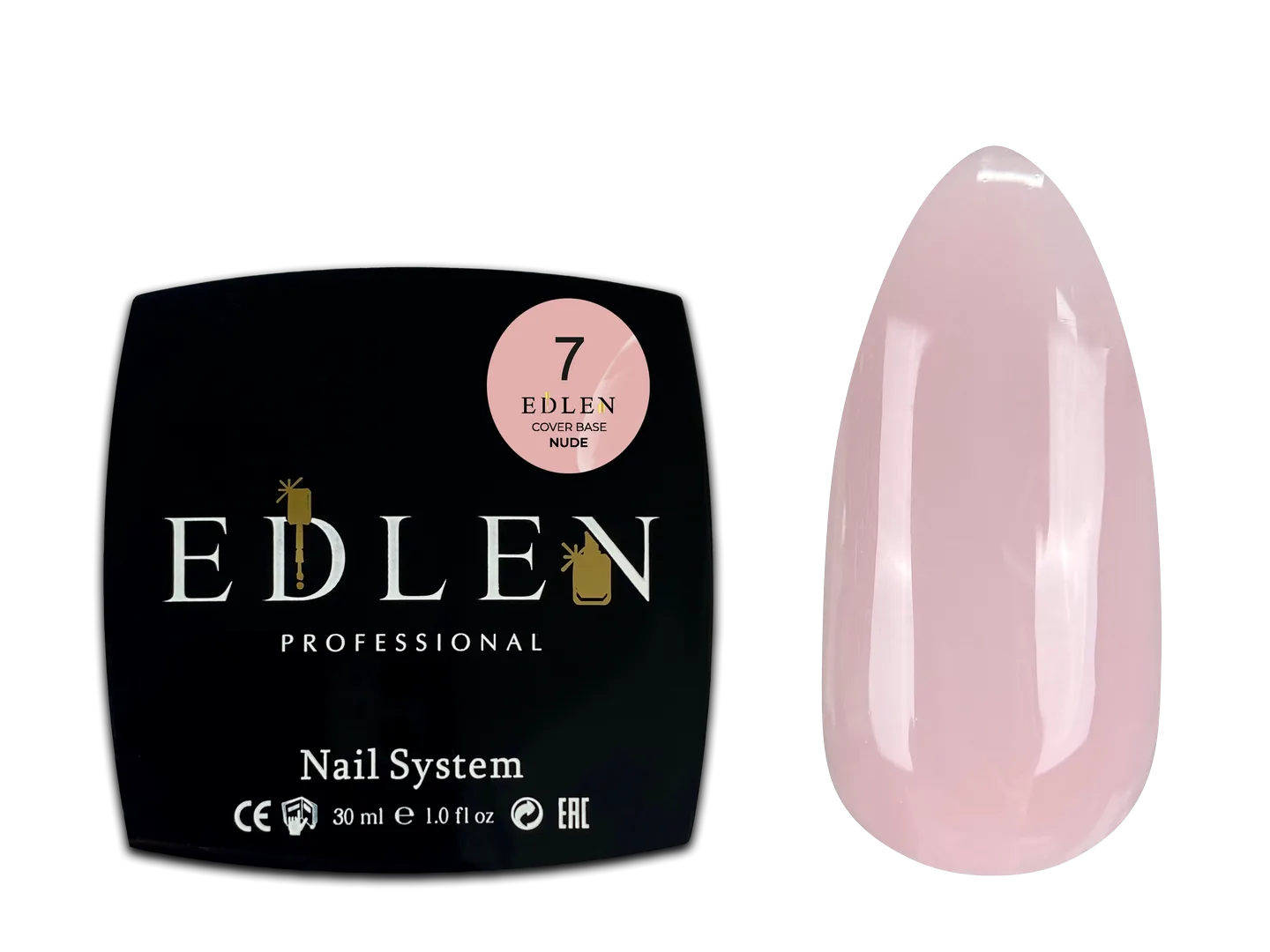 Камуфлююча база Cover base Nude Edlen 30 ml. №07