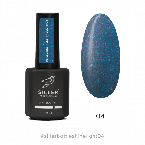 Siller - гель bottle shine light Gel 04, 15 мл