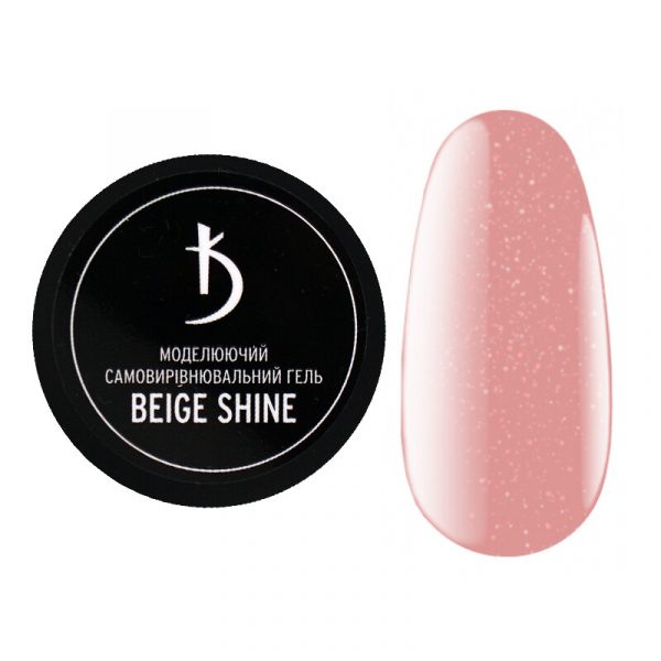 Kodi - Modeling Builder self-level gel, 30 g (shade: Beige Shine) - ג'ל בנייה בילדר 30 מל גוון - בז' שימר