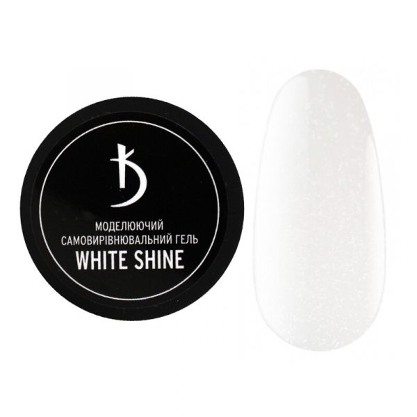 Kodi - Modeling Builder self-level gel, 30 g (shade: White Shine) - ג'ל בנייה בילדר 30 מל גוון - לבן  שימר