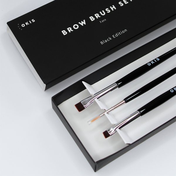 OKIS - Set of brushes Brow Brush set Limited edition - סט 3 מברשות מהדורה מוגבלת