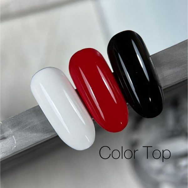 SAGA - Топ для гель-лаку без липкого шару Top White білий, 9 мл - Image 2