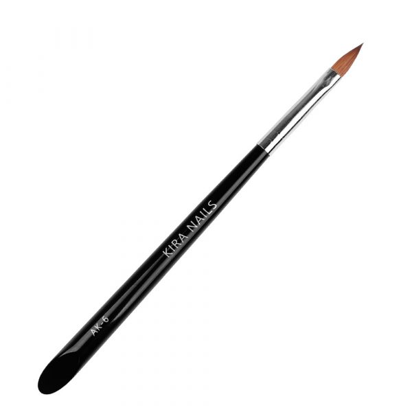 Kira Nails - Acrylic AK-6 brush (Kolinsky) - מברשת אקריל קולינסקי - AK-6