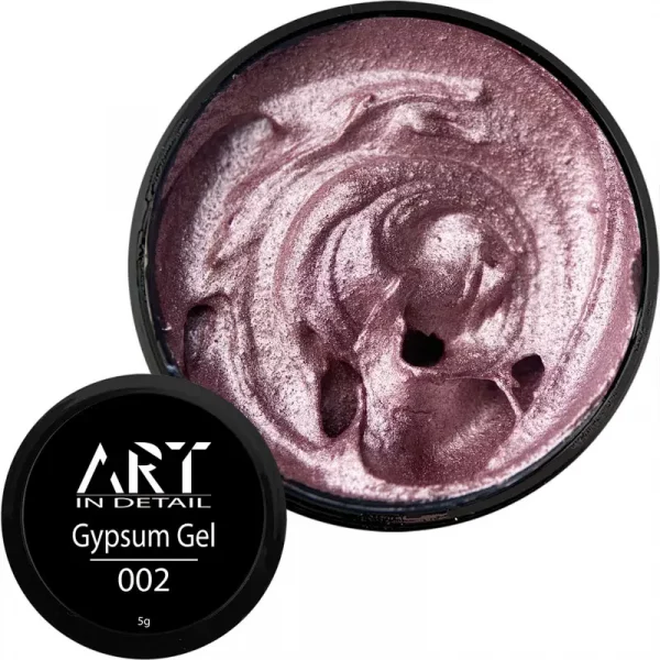 Гель для дизайну нігтів ART Gypsum Gel №002 Pink Metal, 5 г