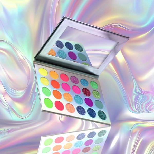 NAILSOFTHEDAY - Supernova nails palette — палітра з насиченими пігментами для нігтів, 24 кольори(пігменти: неонові, осінні та люмінесцентні)