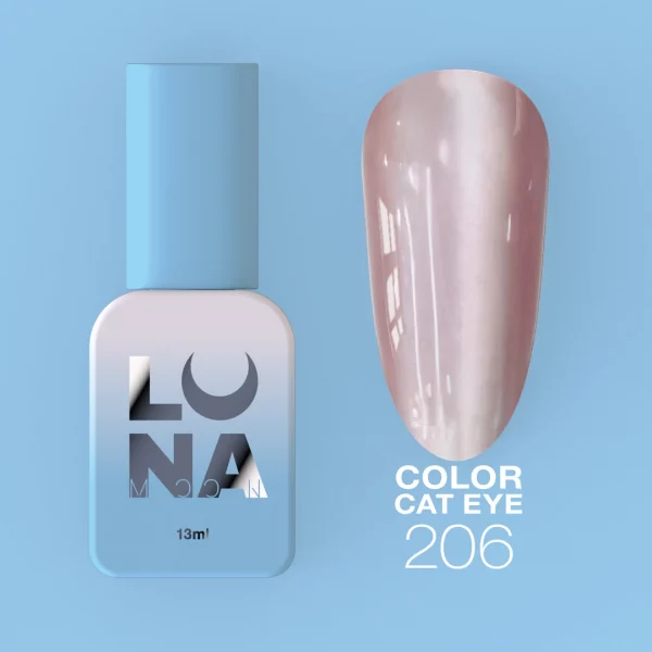 LUNA MOON - Гель-лак Color Cat Eye №206